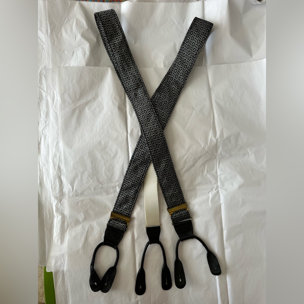 Silk Vintage Suspenders